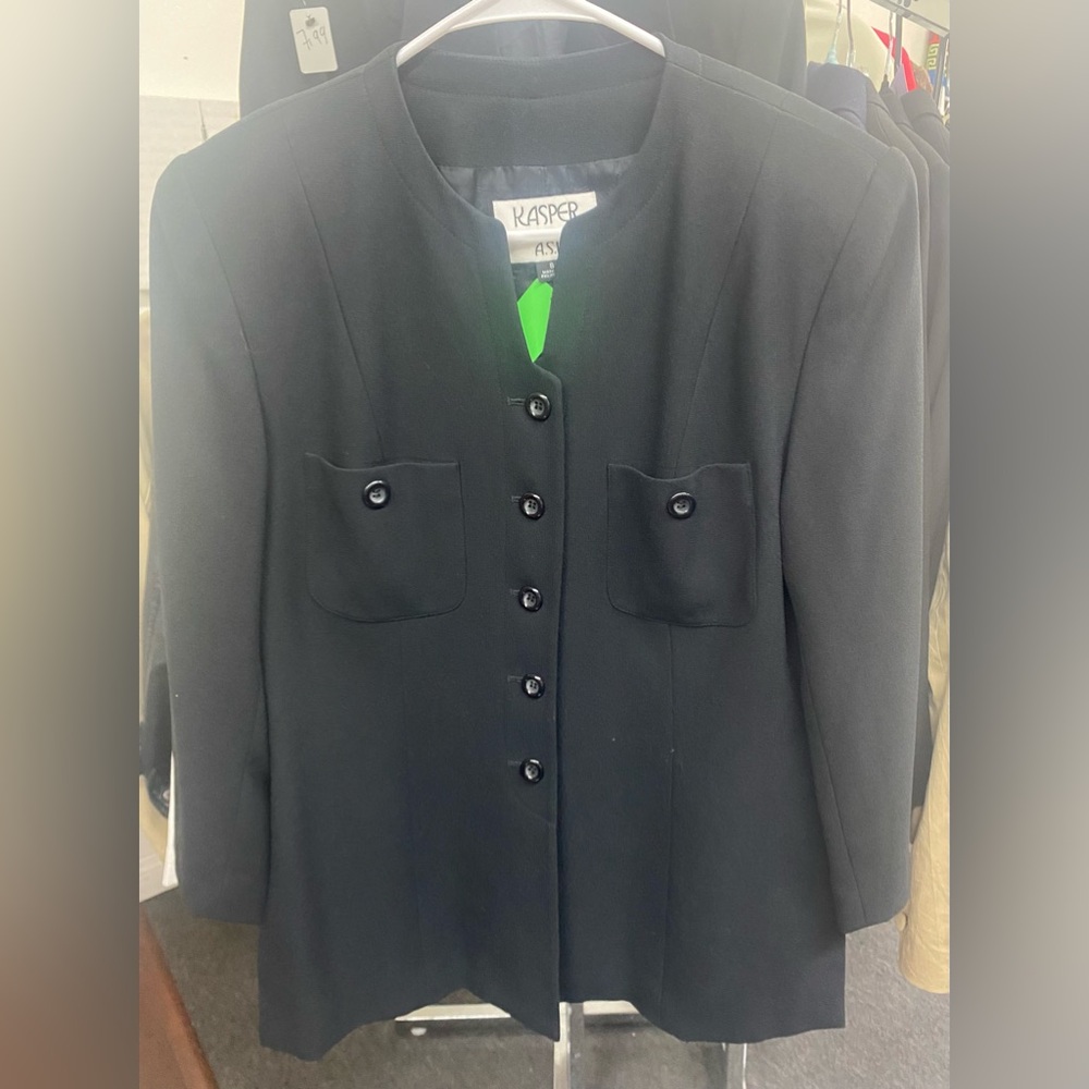 Kasper Button Up Jacket Womens Size 8